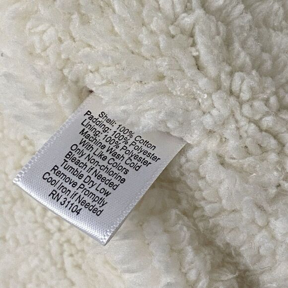 Lightweight Canvas Brown Sherpa Fur Lined Vest Men's Size XXL Workwear Outdoor - Picture 9 of 11